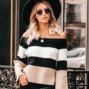 VICI DOLLS off the shoulder sweater